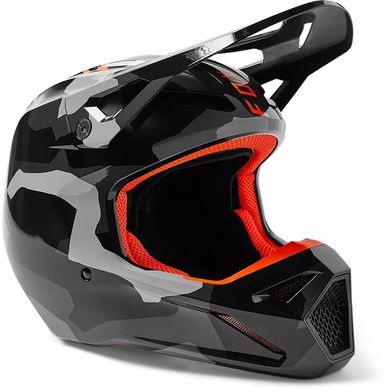 Мотошлем FOX YTH V1 BNKR HELMET Grey YS