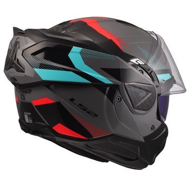 Мотошолом LS2 FF910 Advant 2 Triple Nardo Grey Blue Red XS