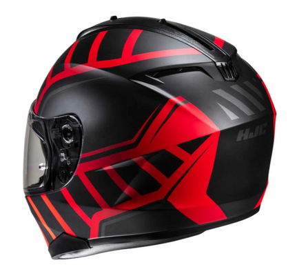 Мотошолом HJC C70N HOLT MC1SF black/red L