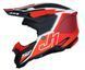 Мотошлем Just1 J40 Flash Red White Black