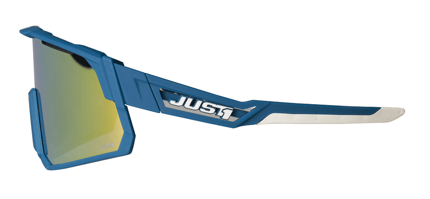 Очки Just1 Sniper Blue/white With Gold Mirror Lens