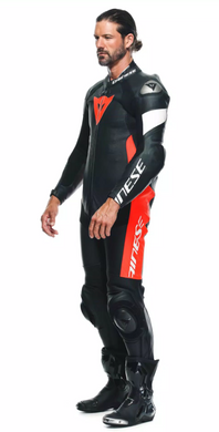 Мотокомбинезон Dainese TOSA PERF BLACK/FLUO-RED/WHITE XXXL