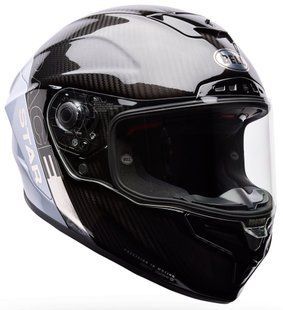 Мотошолом BELL RACESTAR DLX Flex&reg; - STRIKE Silver XXL