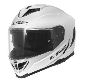 Мотошолом LS2 FF818 Storm 3 Solid Gloss White S