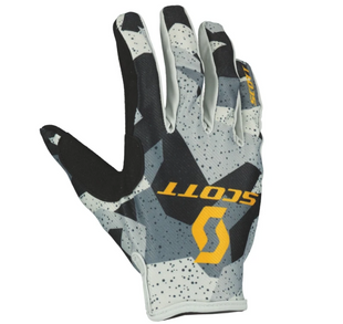 Моторукавички Scott текстильні Glove 350 Fury Evo camo grey yellow XL
