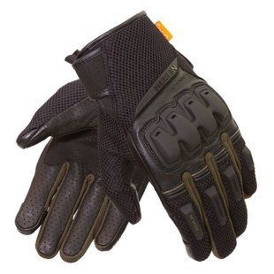 Моторукавички Merlin JURA AIR D3O BLACK/DARK GREEN (3XL)