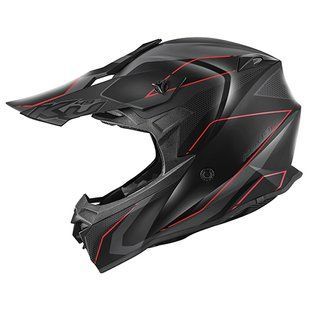 Мотошолом Kappa KV49R Evo Chaser Matt black grey red M