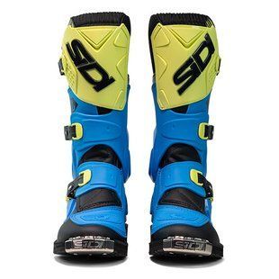 Моточеревики Sidi FLAME light blue lime Black 37