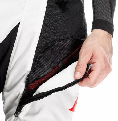 Мотоштани Dainese SUPER ADVENTURE ABSOLUTESHELL PANTS BLACK GLACIER-GREY RED 54