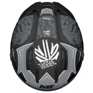 Мотошлем MT STINGER 2 TAGGER B2 Matt XS