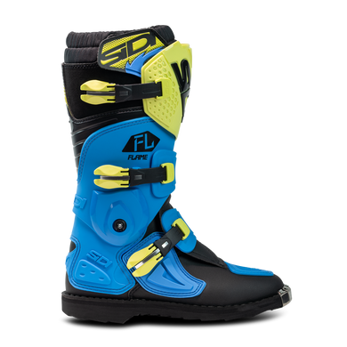 Моточеревики Sidi FLAME light blue lime Black 37