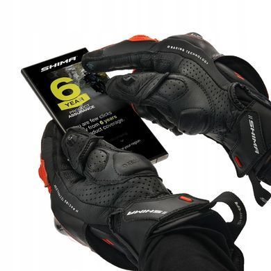 Моторукавички Shima XRS-3 Fluo Red L
