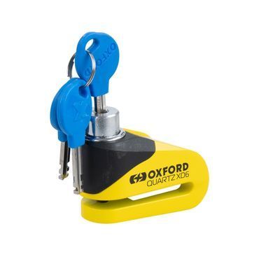 Замок Oxford Quartz XD6 Disc Lock Yellow/Black