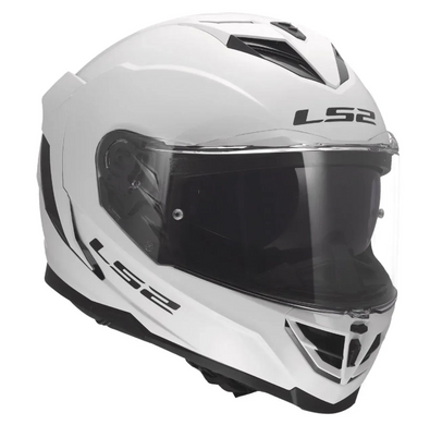 Мотошолом LS2 FF818 Storm 3 Solid Gloss White S
