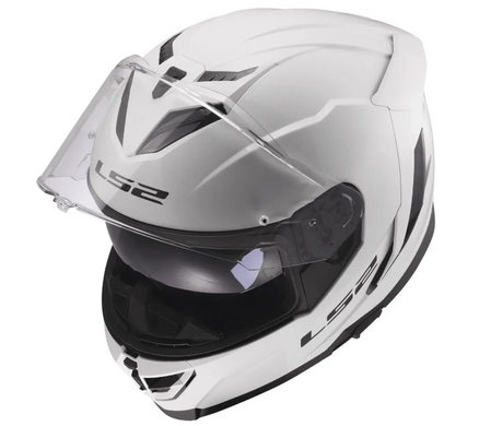 Мотошолом LS2 FF818 Storm 3 Solid Gloss White S