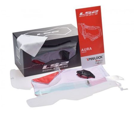 Мотоочки LS2 AURA PRO Black Mirror Lens