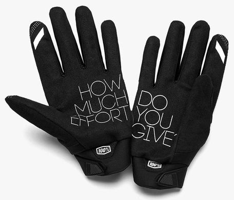 Зимові перчатки 100% BRISKER Glove Grey S (8)
