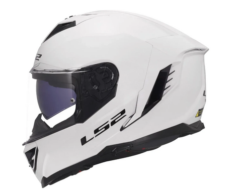 Мотошолом LS2 FF818 Storm 3 Solid Gloss White S