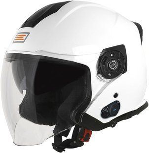 Мотошлем Origine Palio 2.0 + Bluetooth Solid White Gloss