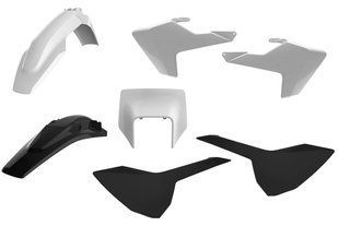 Пластик Polisport ENDURO kit - Husqvarna (17-) White/Black Husqvarna