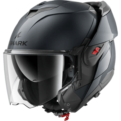 Мотошлем SHARK Oxo Blank Gun Metal M