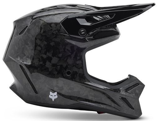 Мотошолом FOX V3 RS HELMET - SOLID Black M
