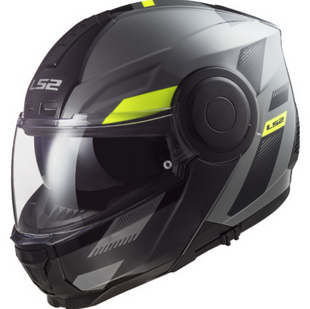 Мотошлем LS2 FF902 Scope 2 Code Hi-Vis Yellow Grey L