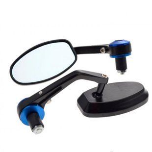 Дзеркала в торець керма LU0220 Black Blue