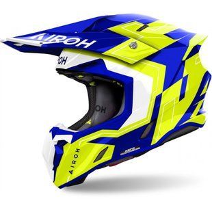 Шолом AIROH TWIST 3 DIZZY blue/yellow gloss L