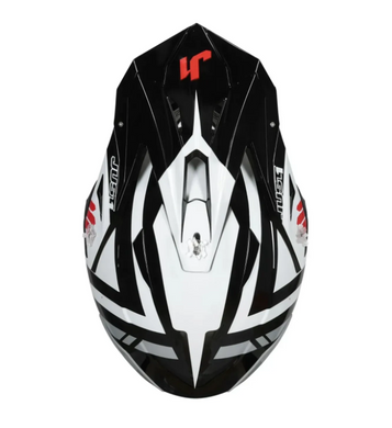 Мотошолом Just1 J39 Marshall White Red Black M