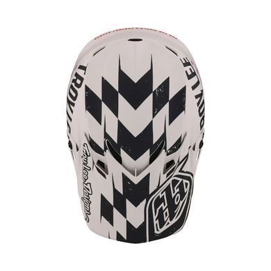 Мотошолом TLD SE4 POLYACRYLITE HELMET RACE SHOP WHITE/BLACK LG