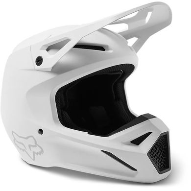 Мотошлем FOX V1 SOLID HELMET Matte White XL