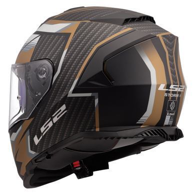 Мотошолом LS2 FF800 Storm 2 Tracker Black Gold L