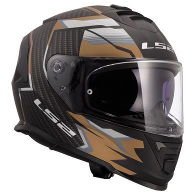 Мотошолом LS2 FF800 Storm 2 Tracker Black Gold L