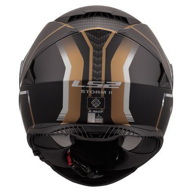 Мотошолом LS2 FF800 Storm 2 Tracker Black Gold L