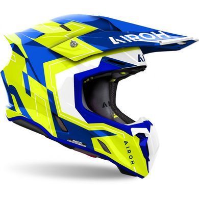 Шолом AIROH TWIST 3 DIZZY blue/yellow gloss L
