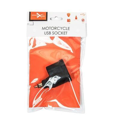 USB ExtremeStyle MUS40 с гнездом на руль для BMW, Triumph DIN ISO 4165