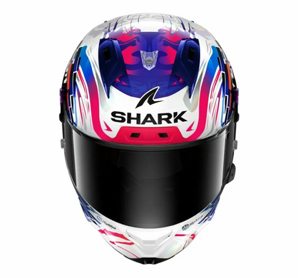 Мотошолом Shark Aeron-GP Replica Zarco GP De France Purple Blue L
