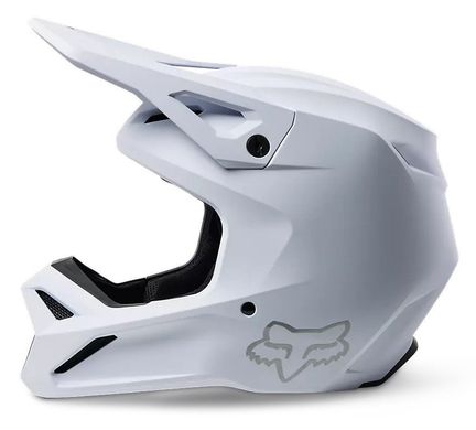 Мотошлем FOX V1 SOLID HELMET Matte White XL