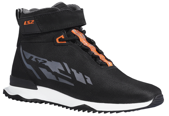 Мотоботы LS2 Acrux Man Boots Black Hi-Vis Orange 43