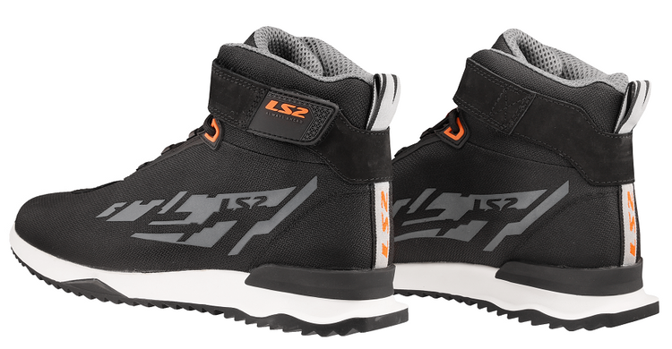 Мотоботы LS2 Acrux Man Boots Black Hi-Vis Orange 43