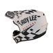 Мотошолом TLD SE4 POLYACRYLITE HELMET RACE SHOP WHITE/BLACK LG