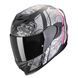 Мотошлем SCORPION EXO-520 EVO AIR FASTA matt black/silver/pink XS