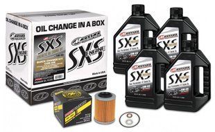 Комплект для заміни оливи Maxima SXS CAN-AM Oil Change Kit - Synthetic Cartrige, 5w-40
