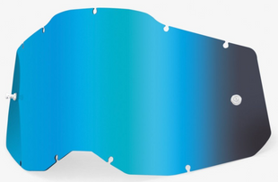 Лінза 100% RACECRAFT 2/ACCURI 2/STRATA 2 Replacement Lens Mirror Blue Anti-Fog