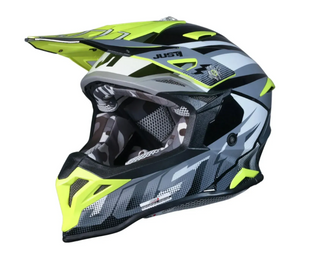 Мотошолом Just1 J39 Revo Grey Yellow Fluo Black Matt M