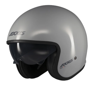 Мотошолом AXXIS HORNET SV S Solid A2 Gloss Grey L