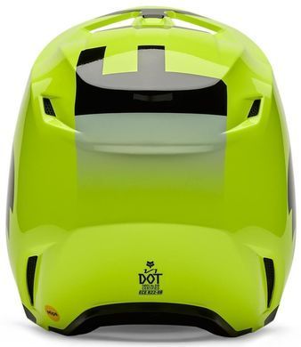 Мотошолом FOX V1 Helmet SHIELD Flo Yellow L