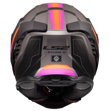 Мотошолом LS2 FF818 Storm 3 Sporty Black Purple S