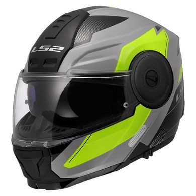 Мотошолом LS2 FF902 Scope 2 Duria Grey Hi-Vis Yellow L
